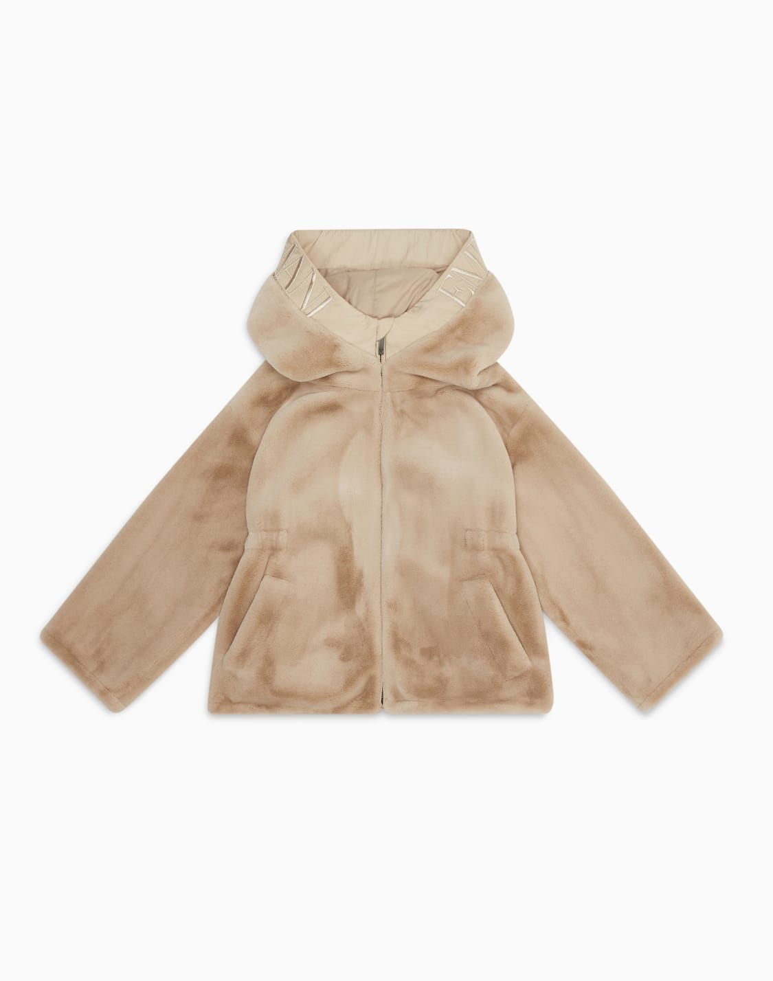 faux-fur-blouson-with-zip-and-hood-beige--emporio-armani