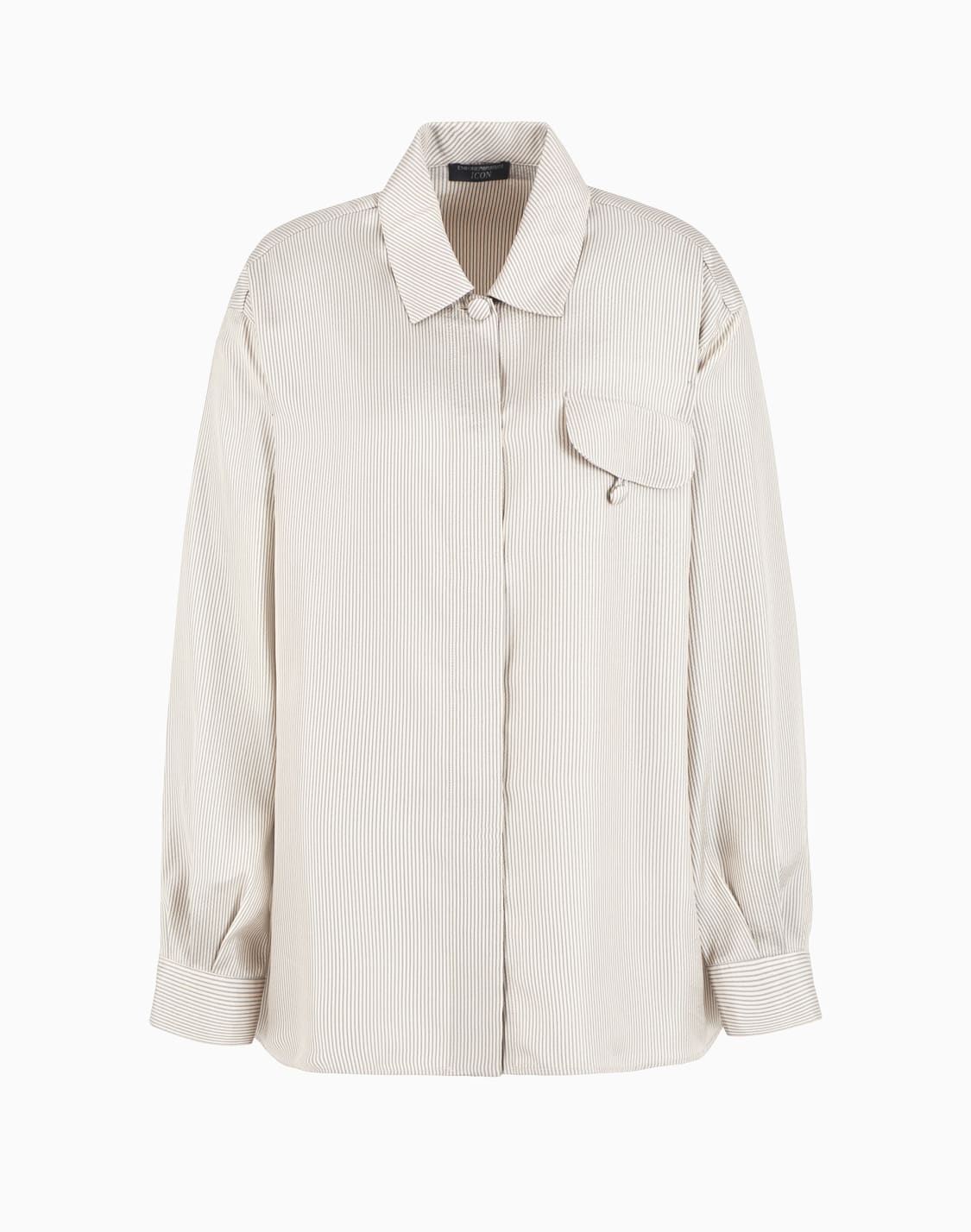 camicia-in-tessuto-seersucker-multiriga-icon-beige--emporio-armani