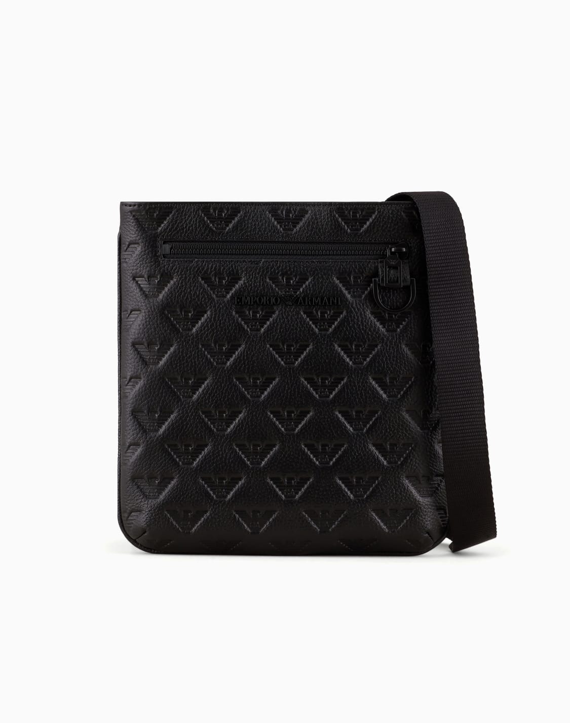 flat-leather-shoulder-bag-with-all-over-embossed-eagle-black--emporio-armani