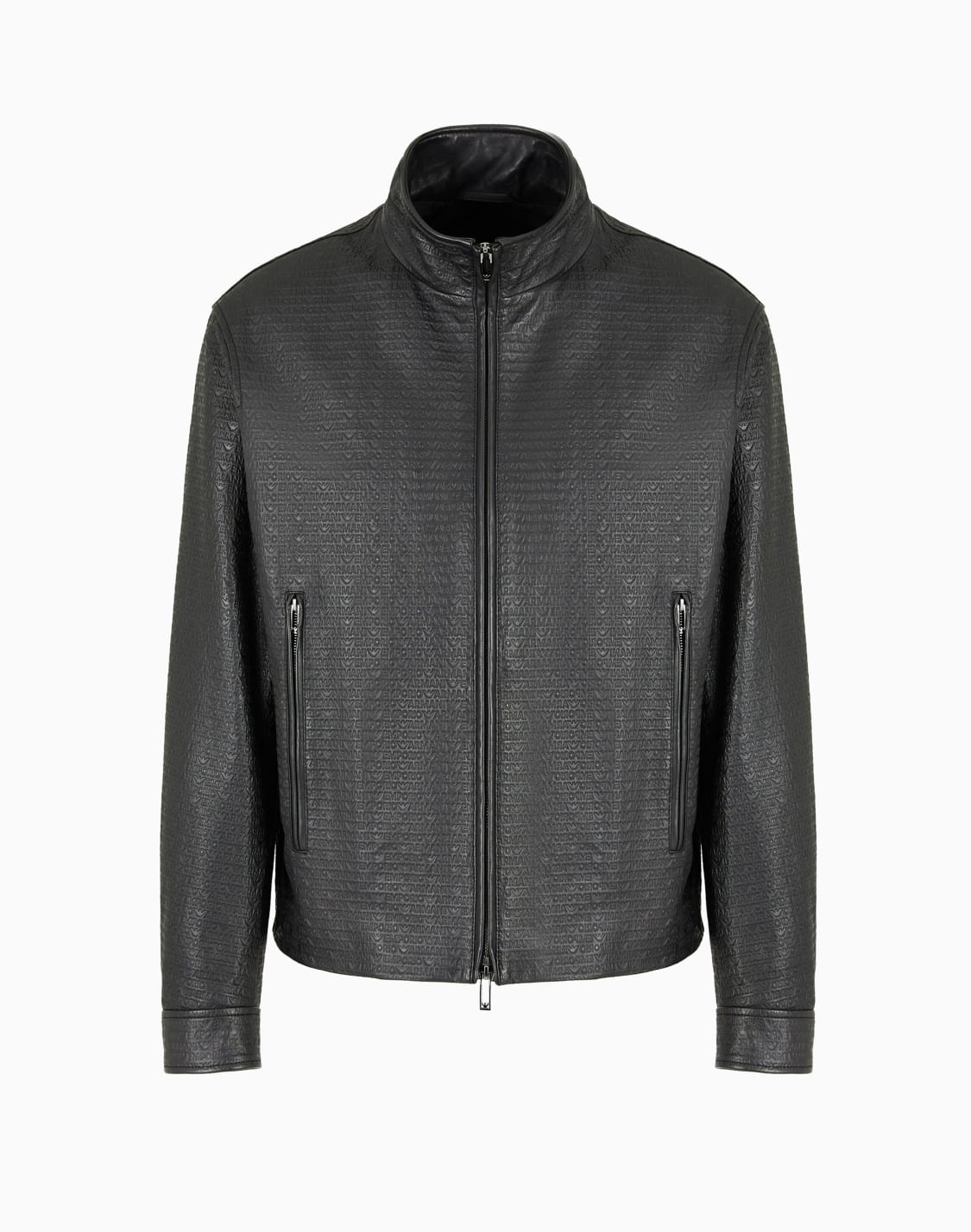 asv-loose-fit-full-zip-jacket-in-vegetable-tanned-nappa-lambskin-with-all-over-embossed-logo-black--emporio-armani
