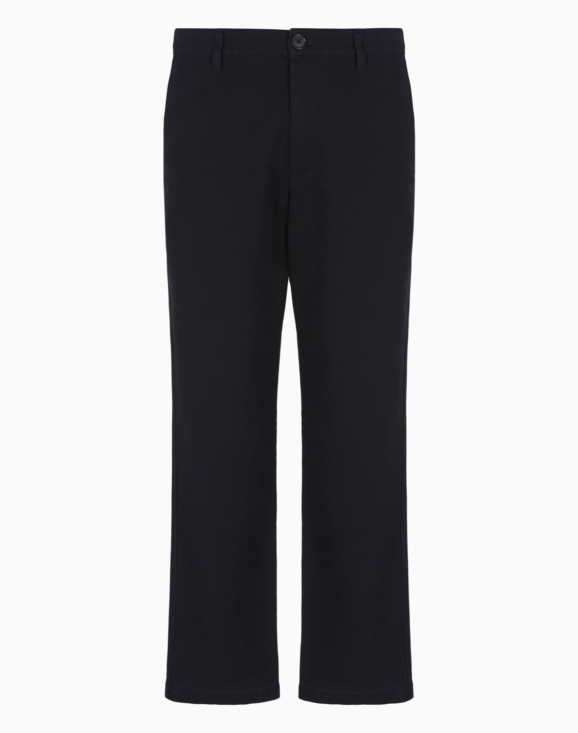 ストレッチチノパンツ-ブラック--armani-exchange