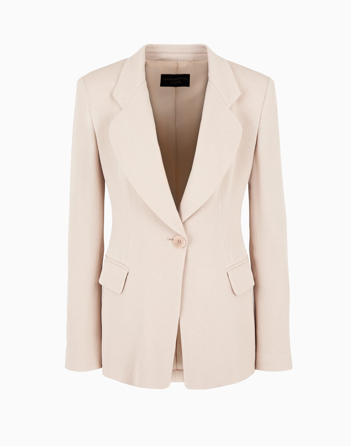 blazer-in-cady-cannet-icon-rosa--emporio-armani