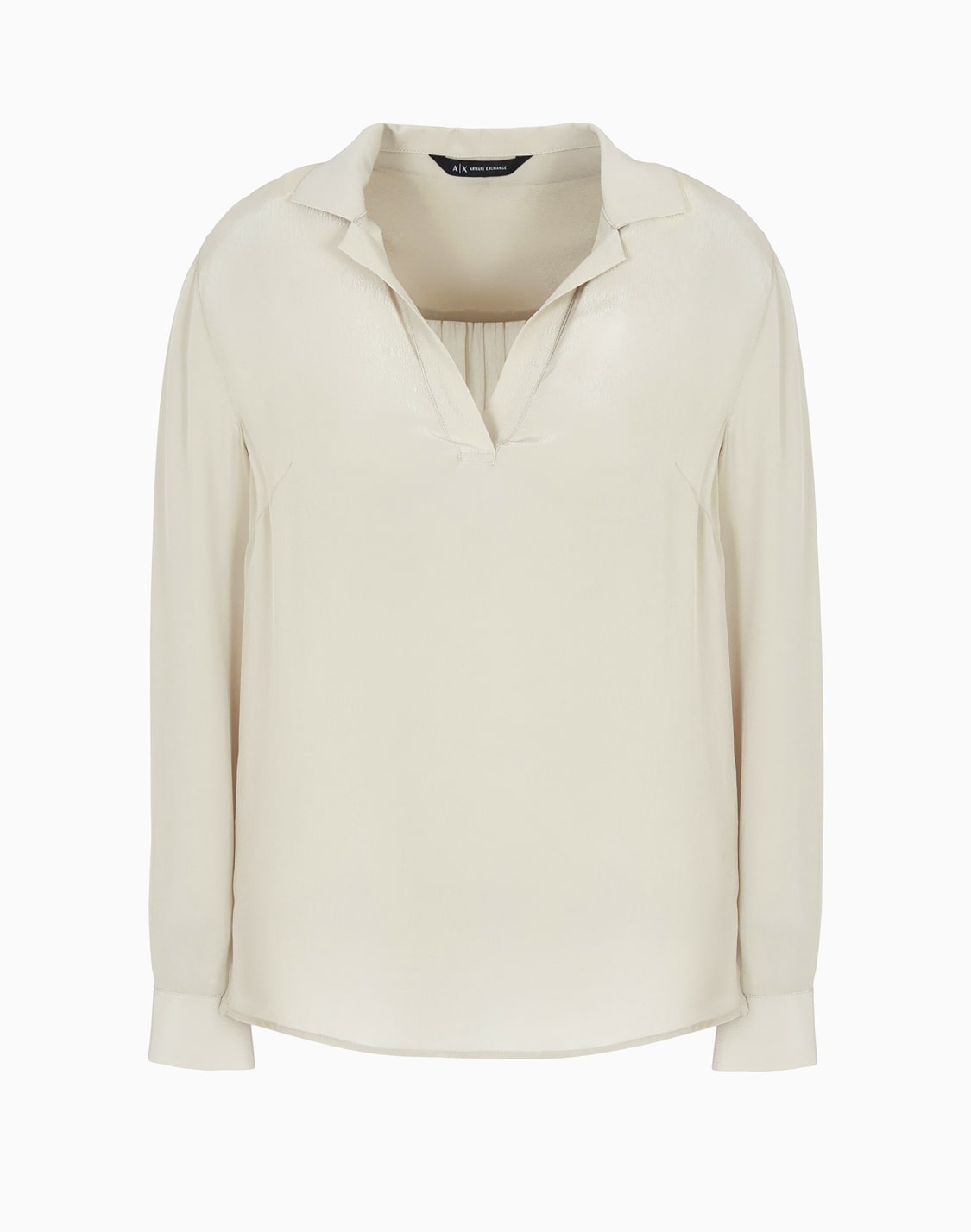 crepe-blouse-with-pleats-on-the-back-grey--armani-exchange