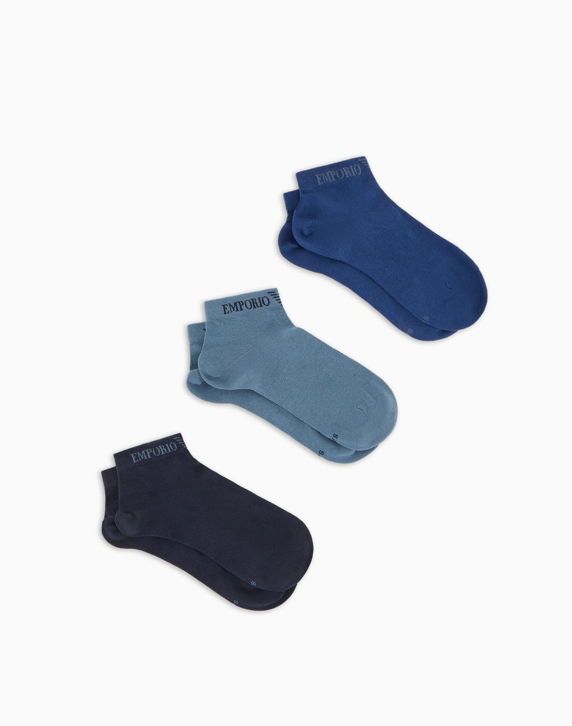 lot-de-3-paires-de-chaussettes-basses-avec-logo-jacquard-emporio-armani-bleu--emporio-armani
