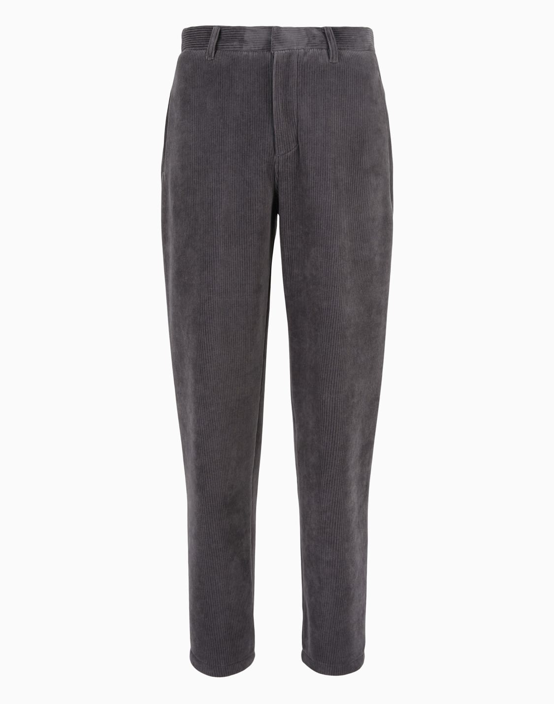ribbed-velour-trousers-grey--emporio-armani