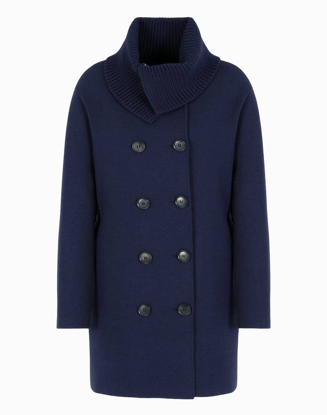 double-breasted-coat-in-a-knitted-virgin-wool-blend-blue--emporio-armani