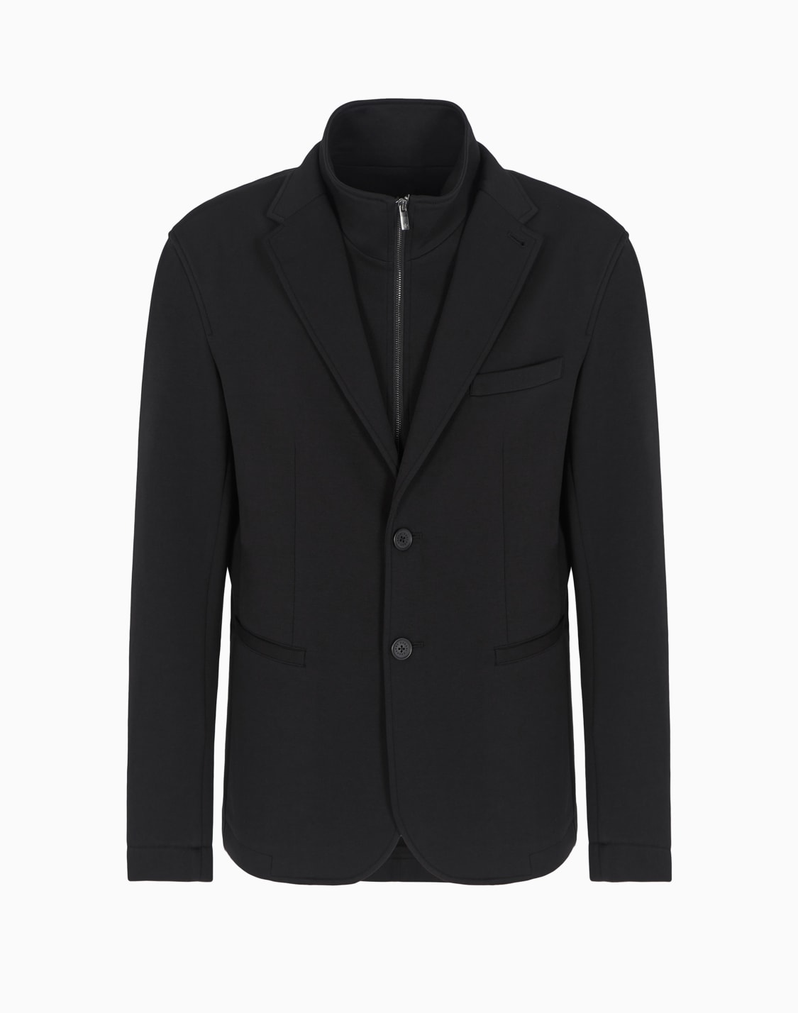 single-breasted-stretch-cotton-jacket-with-zip-up-bib-black--armani-exchange