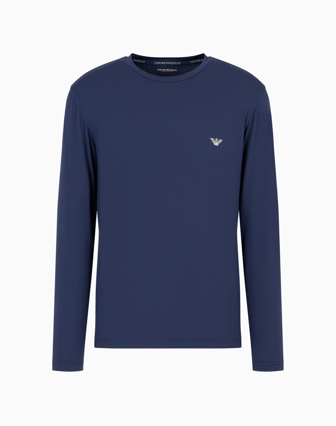 fitted-loungewear-top-in-cosy-modal-blue--emporio-armani