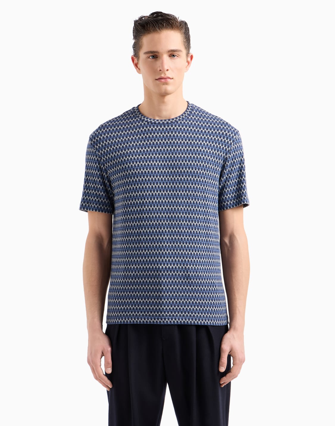 stretch-viscose-jacquard-jersey-crew-neck-t-shirt-blue--giorgio-armani