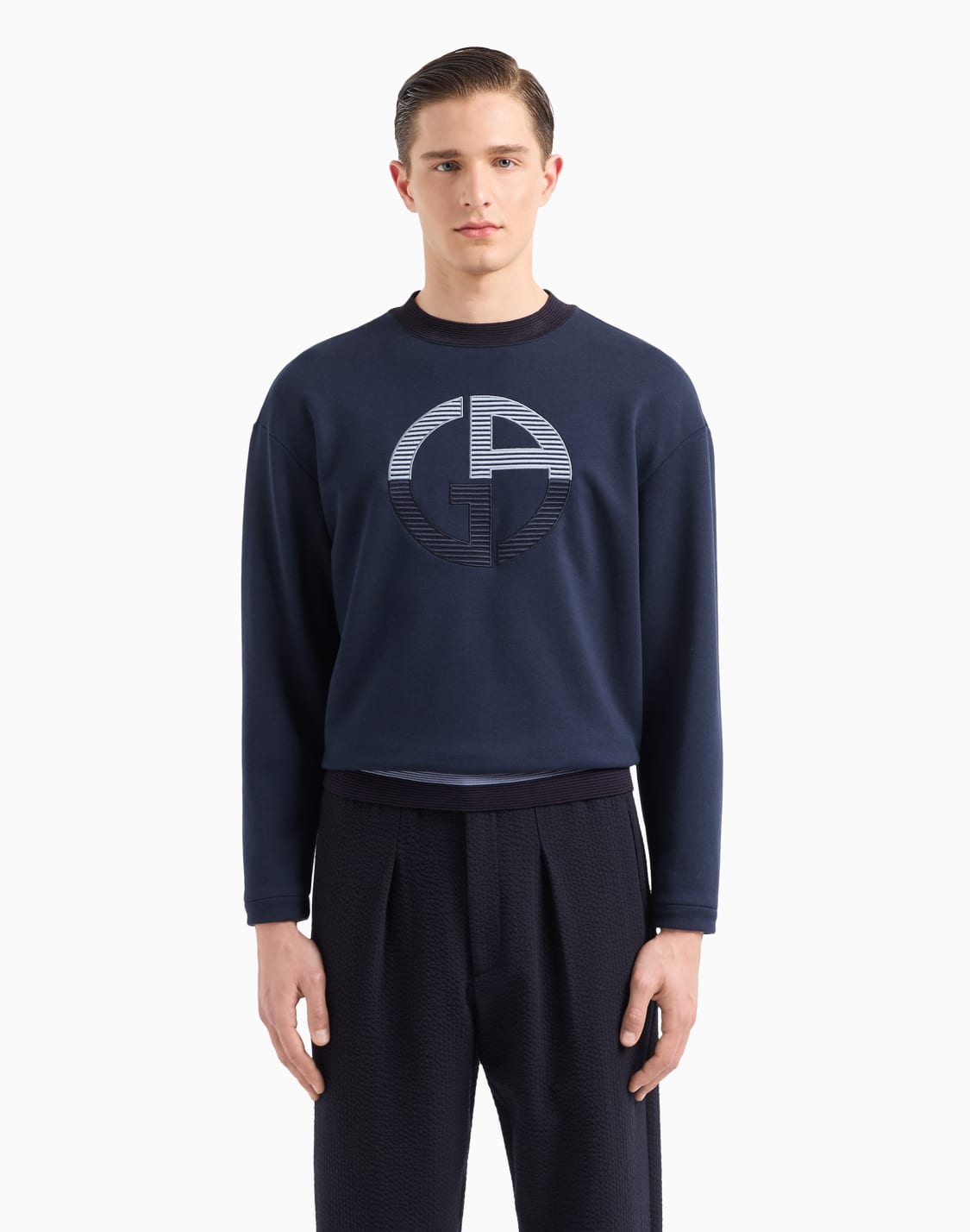 cotton-and-cashmere-crew-neck-sweatshirt-with-oversized-logo-blue--giorgio-armani