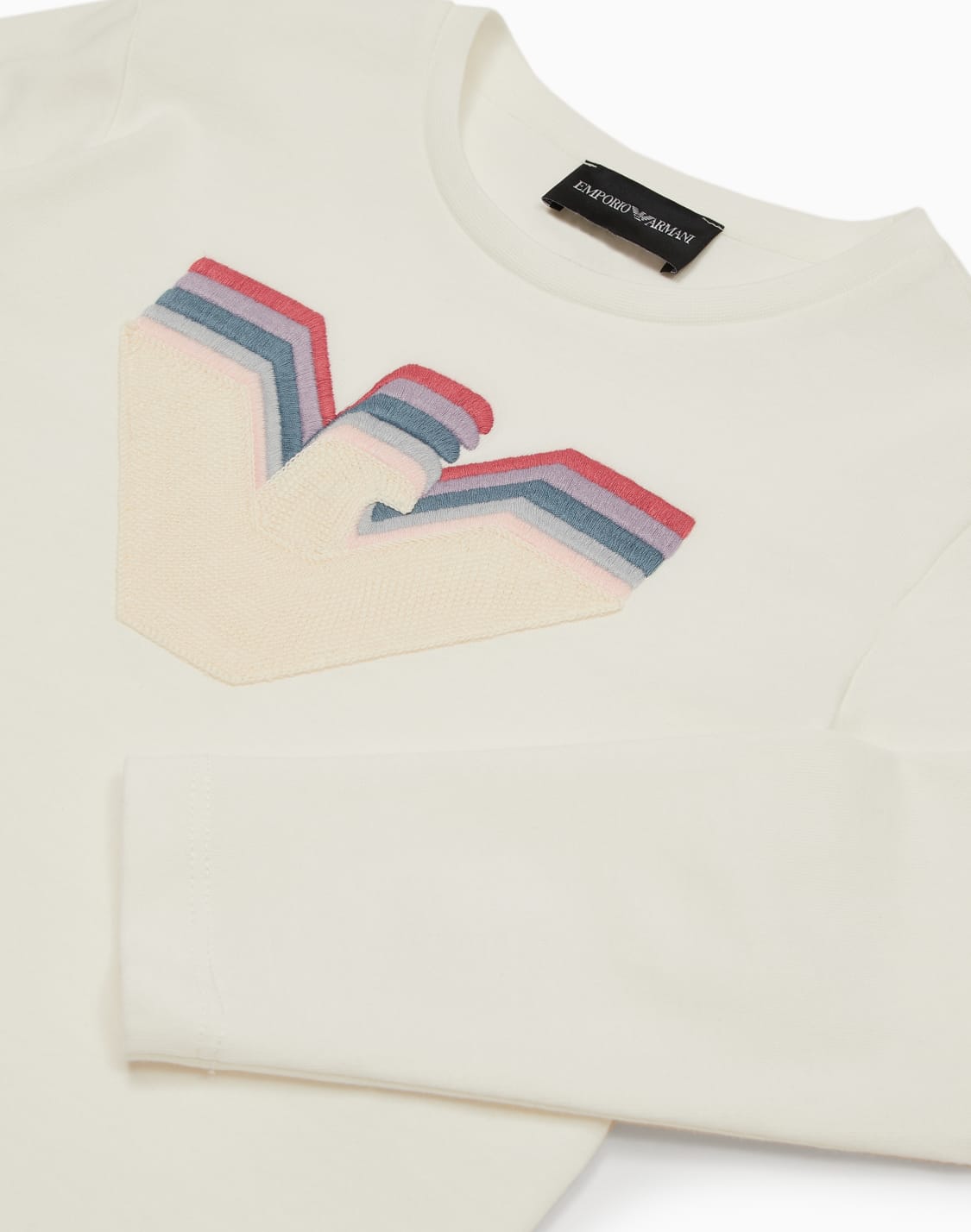 asv-jersey-jumper-with-oversized-multicoloured-gradient-eagle-white--emporio-armani