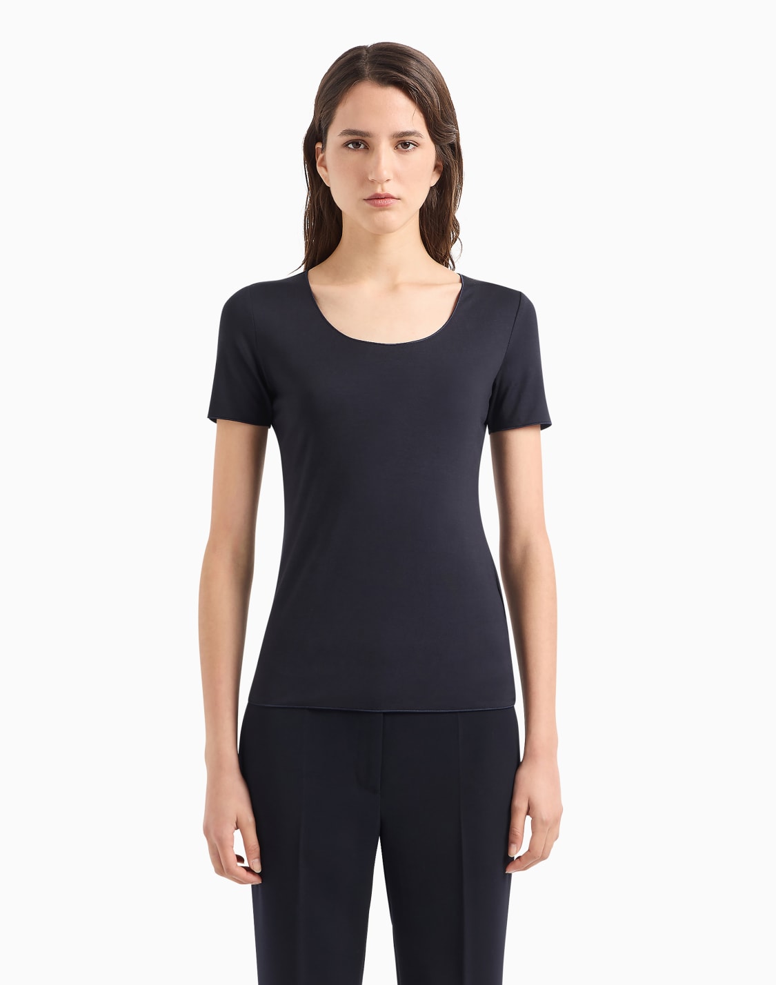 viscose-stretch-jersey-short-sleeved-jumper-navy-blue--emporio-armani