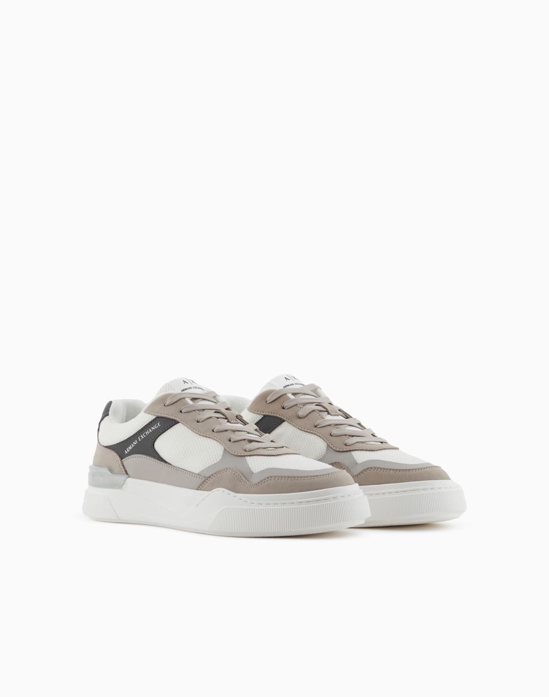 コンビマテリアル-レスアップスニカ-ベジュ--armani-exchange