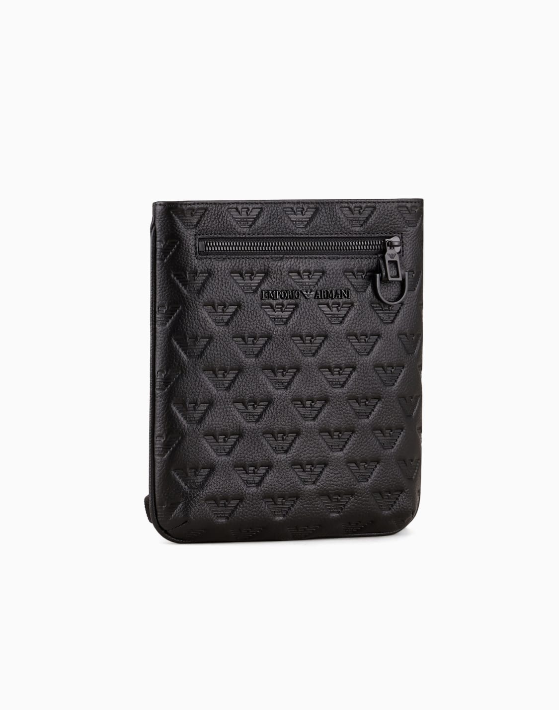 flat-leather-shoulder-bag-with-all-over-embossed-eagle-black--emporio-armani