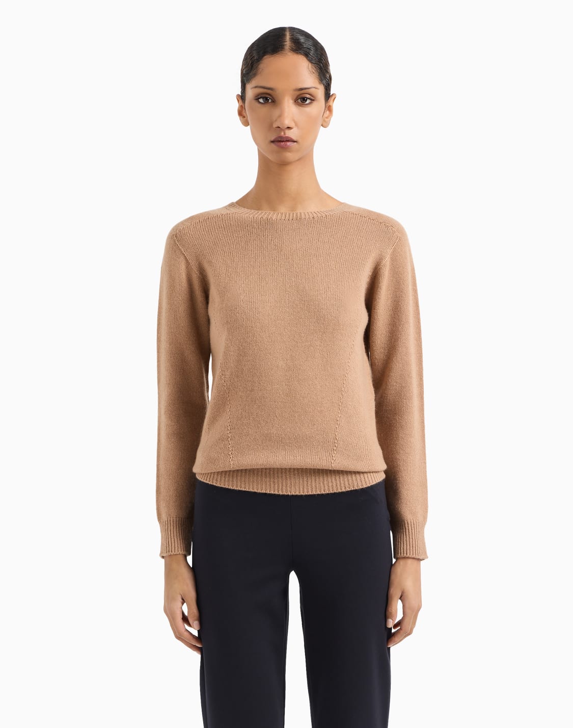 pure-cashmere-crew-neck-jumper-camel--emporio-armani