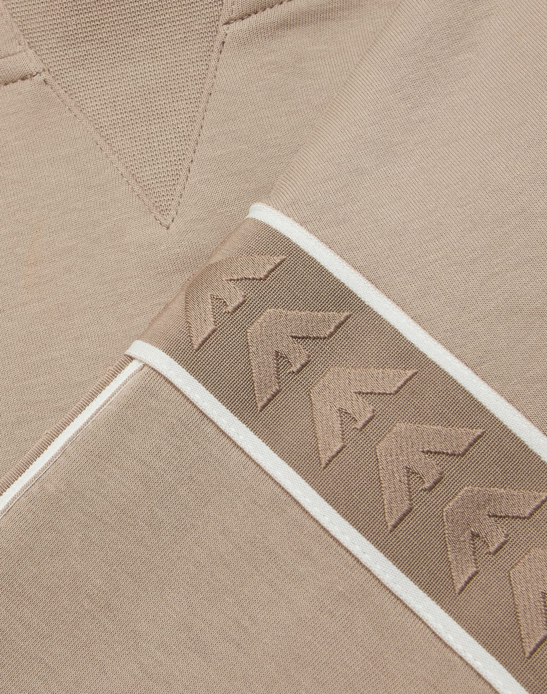 oversized-fit-hooded-sweatshirt-in-double-jersey-with-logo-tape-beige--emporio-armani