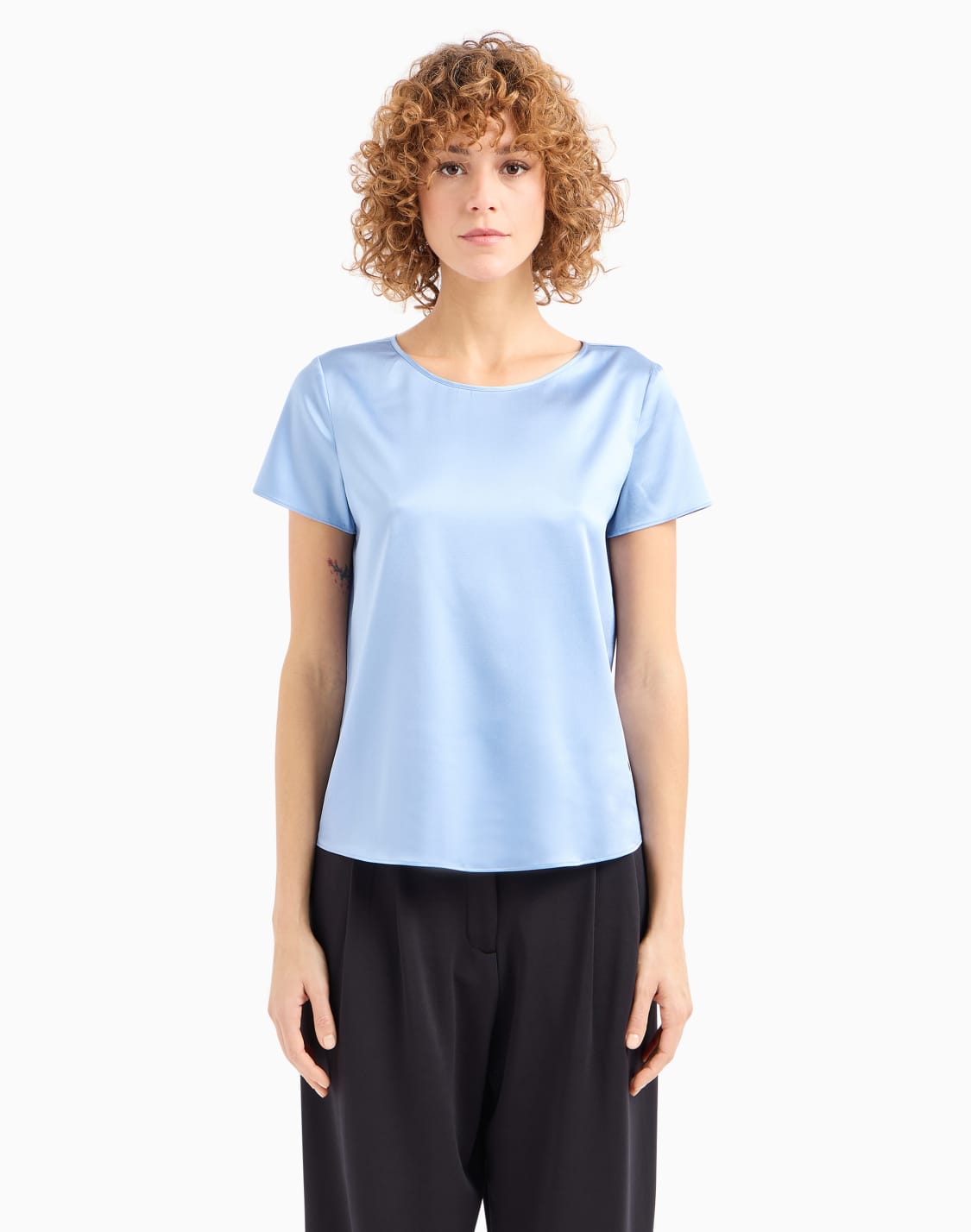 short-sleeved-silk-satin-blouse-light-blue--emporio-armani
