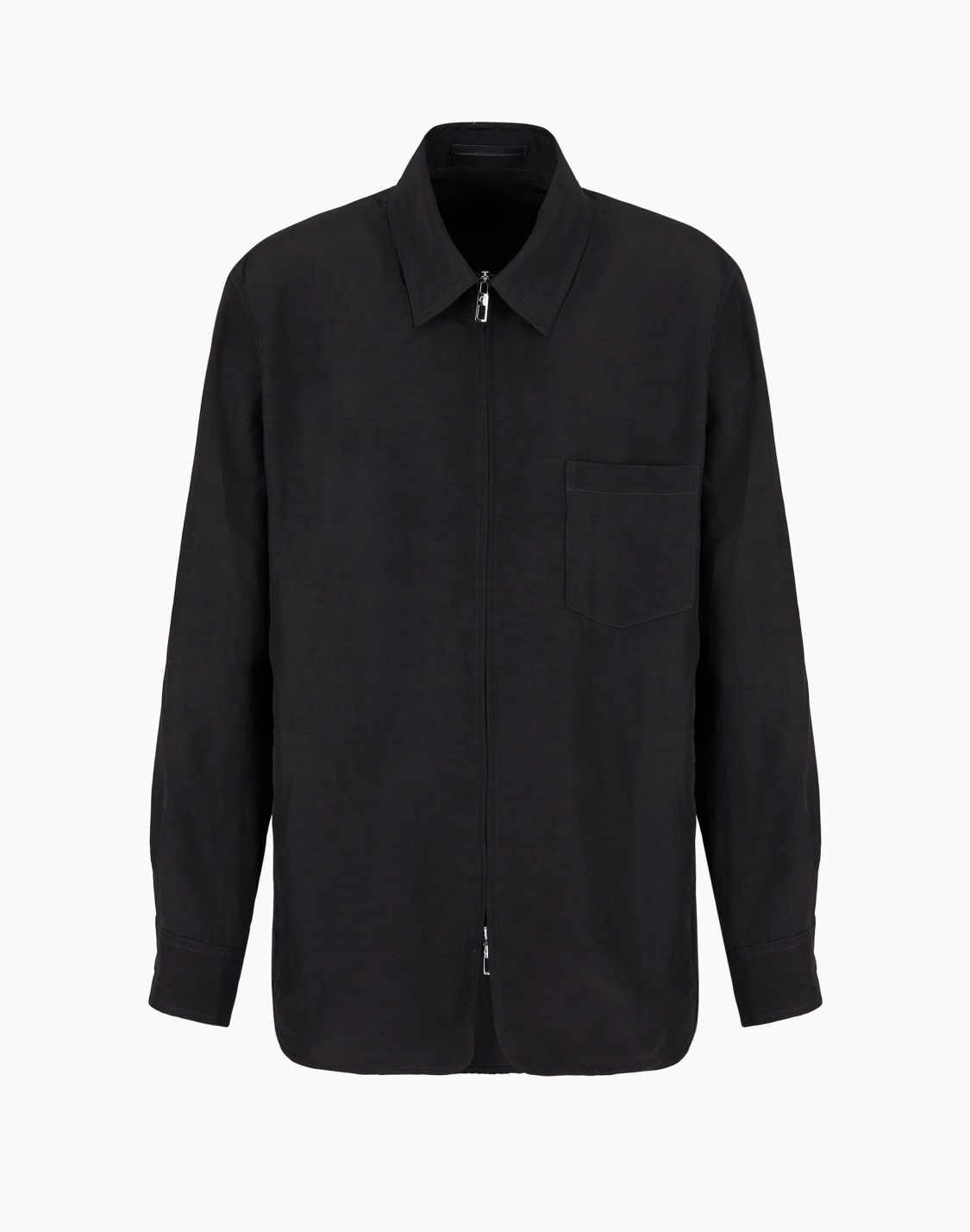 viscose-and-linen-canvas-shirt-jacket-with-zip-black--giorgio-armani