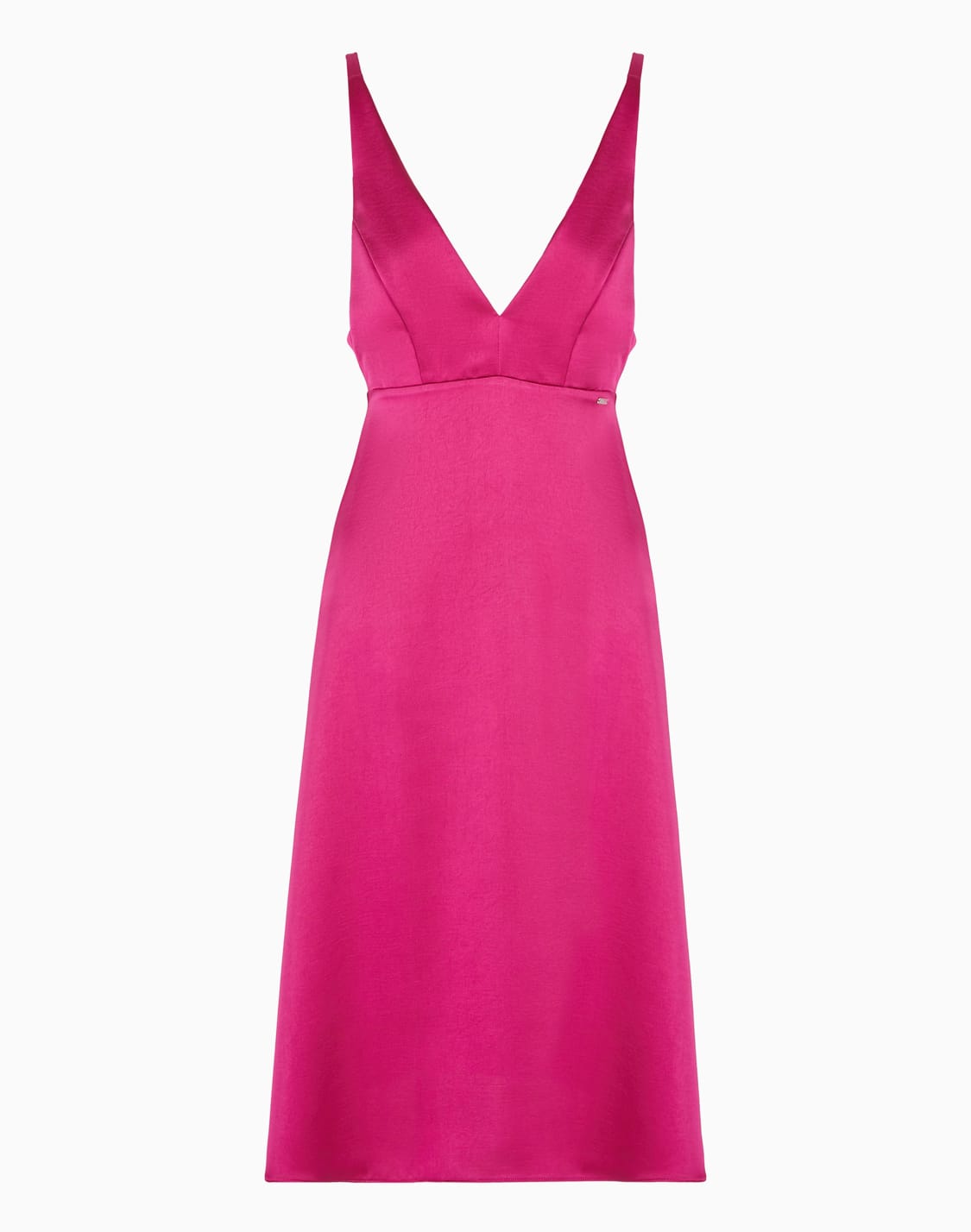 vestido-midi-de-raso-fucsia--armani-exchange