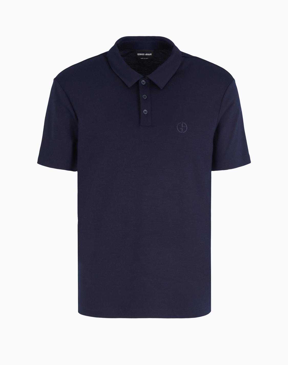 short-sleeved-polo-shirt-in-virgin-wool-interlock-blue--giorgio-armani