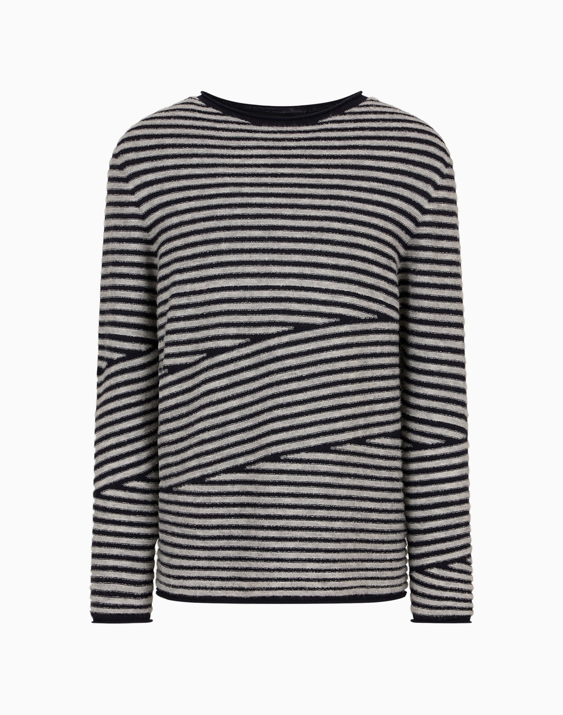 crew-neck-jumper-in-virgin-wool-cashmere-and-boucl-silk-patterned--giorgio-armani