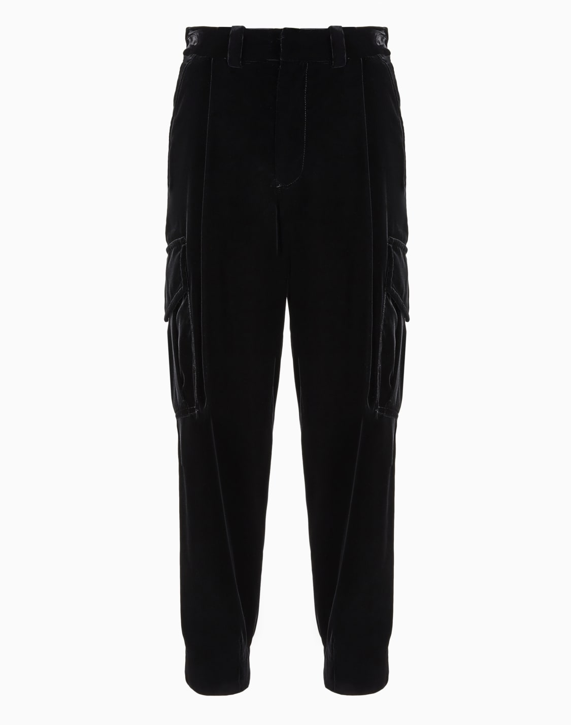 single-pleat-velvet-cargo-trousers-black--giorgio-armani
