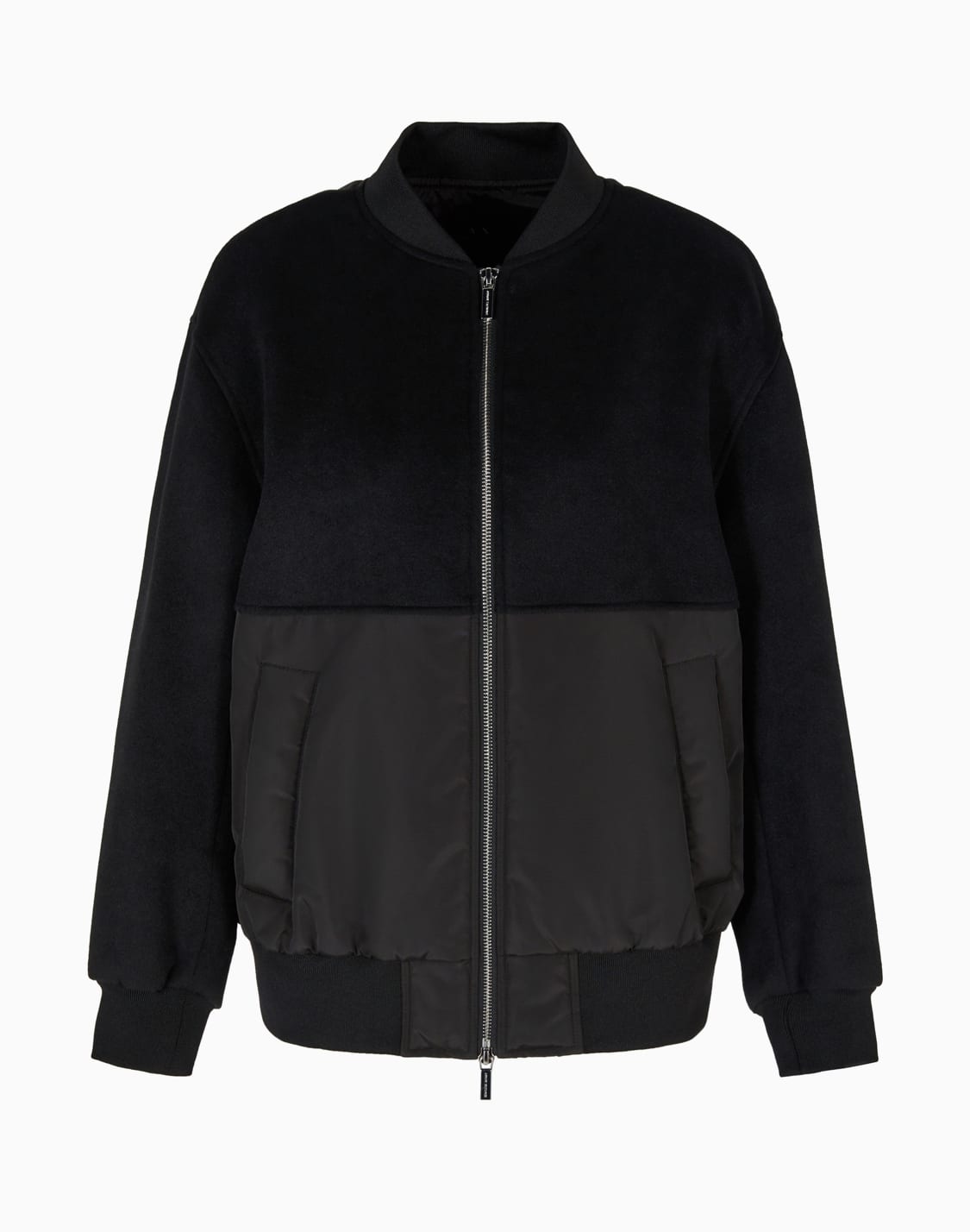 オンライン限定パデッドボンバジャケット-ブラック--armani-exchange