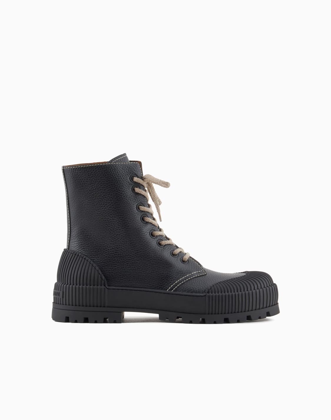 tumbled-leather-lace-up-ankle-boots-with-rubber-details-black--emporio-armani