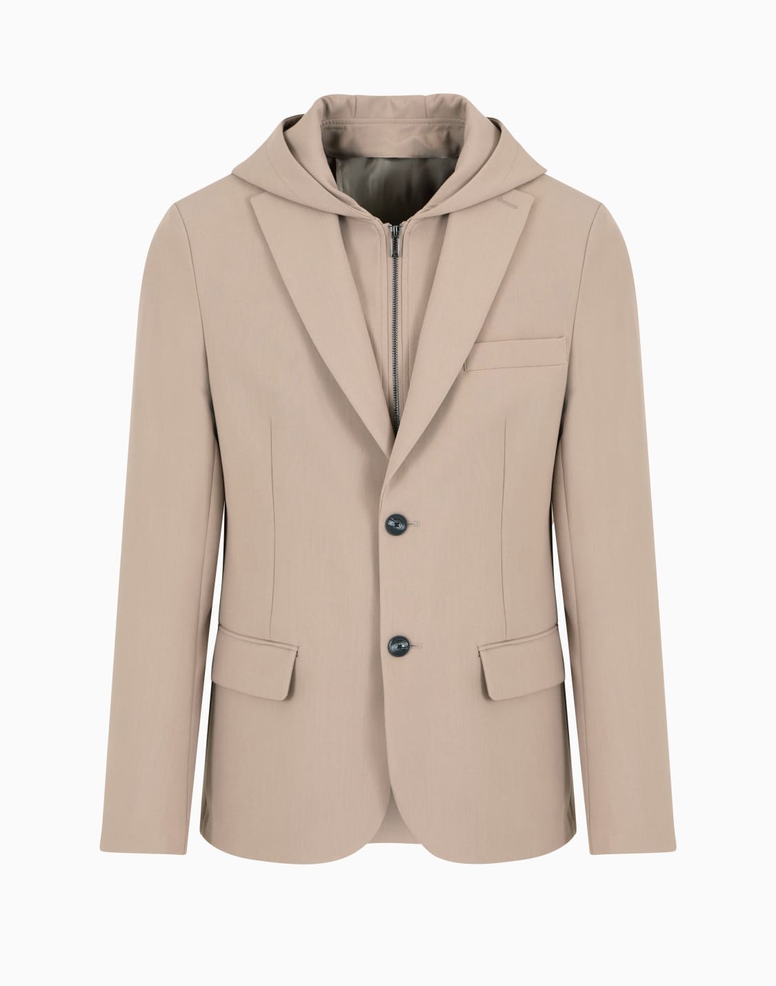 viscose-blend-blazer-with-detachable-inner-panel-and-hood-beige--emporio-armani