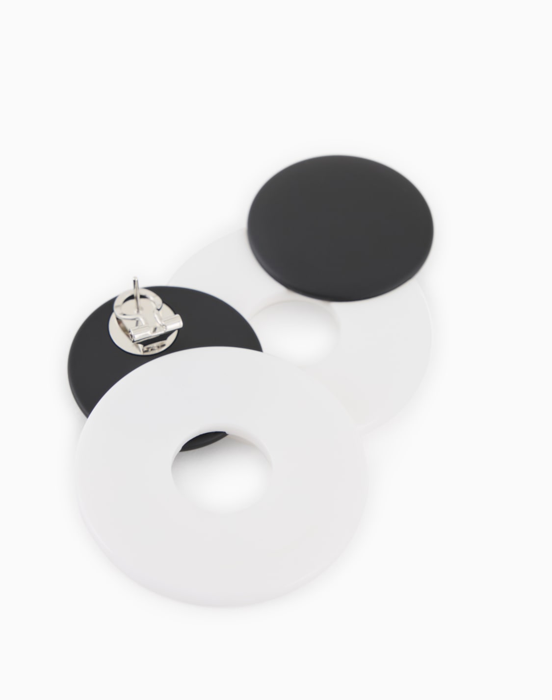 two-tone-oversized-double-hoop-earrings-black--emporio-armani