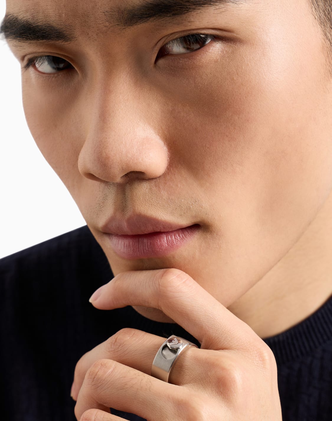 edelstahlband-ring-mehrfarbig--emporio-armani