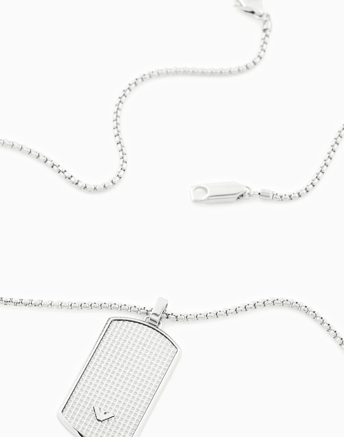 -stainless-steel-dog-tag-necklace-multicoloured--emporio-armani
