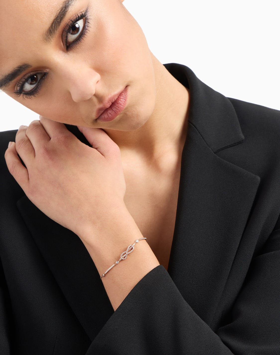 armband-aus-rosgoldfarbenem-messing-mehrfarbig--emporio-armani