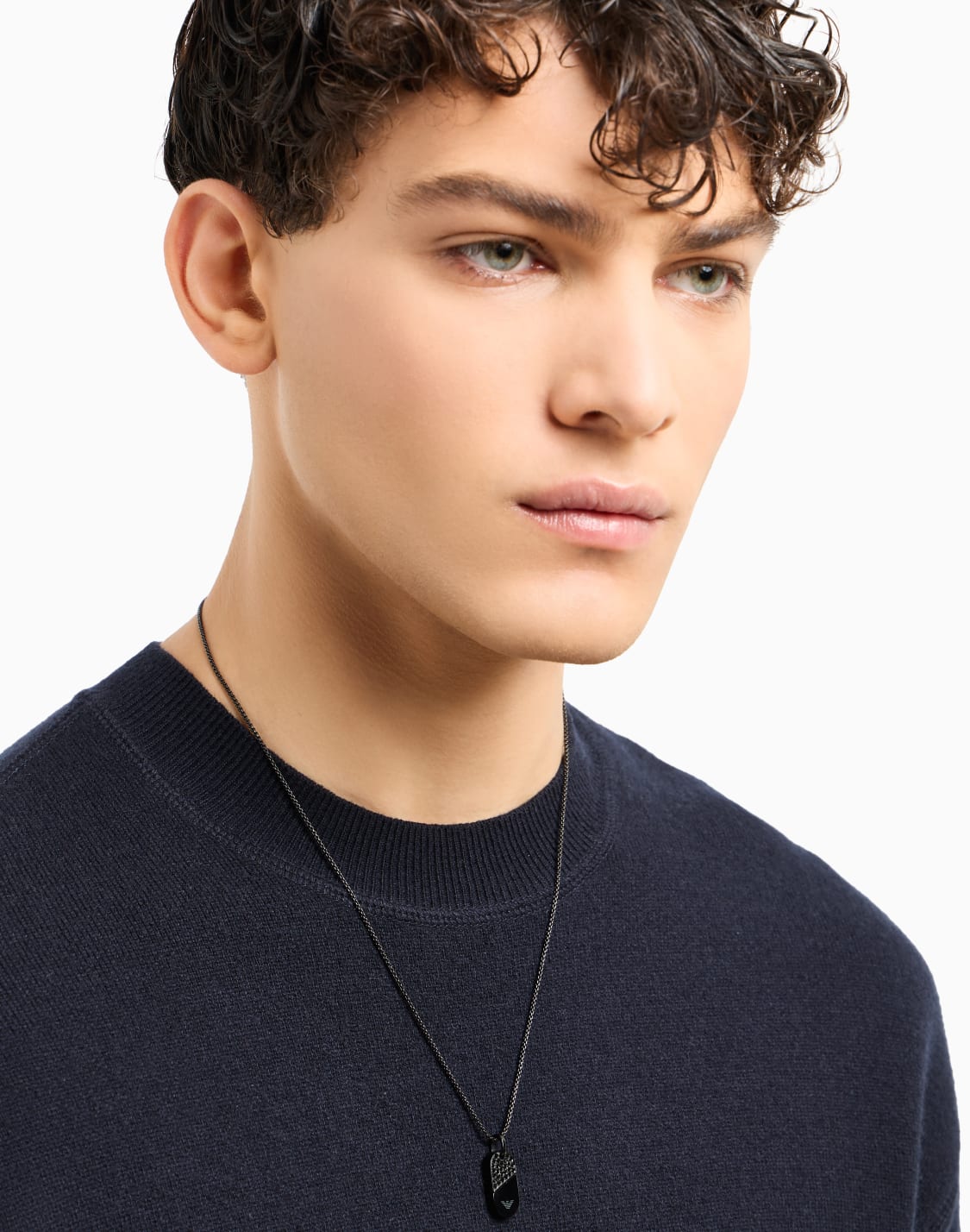 -black-stainless-steel-dog-tag-necklace-multicoloured--emporio-armani