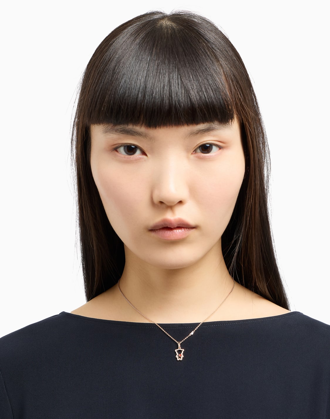 -14k-rose-gold-plated-brass-pendant-necklace-multicoloured--emporio-armani