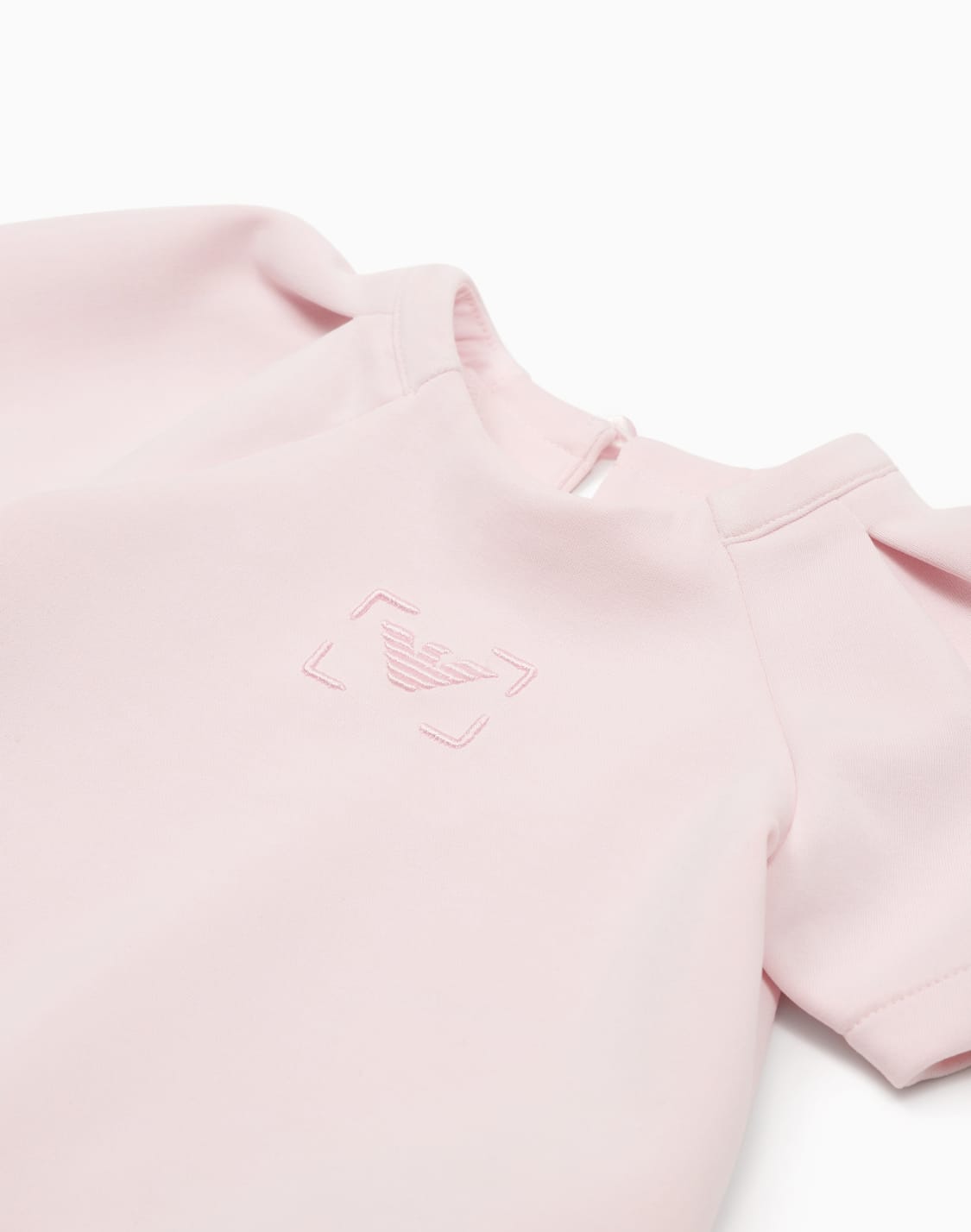 cupro-touch-jersey-dress-with-a-frill-pink--emporio-armani