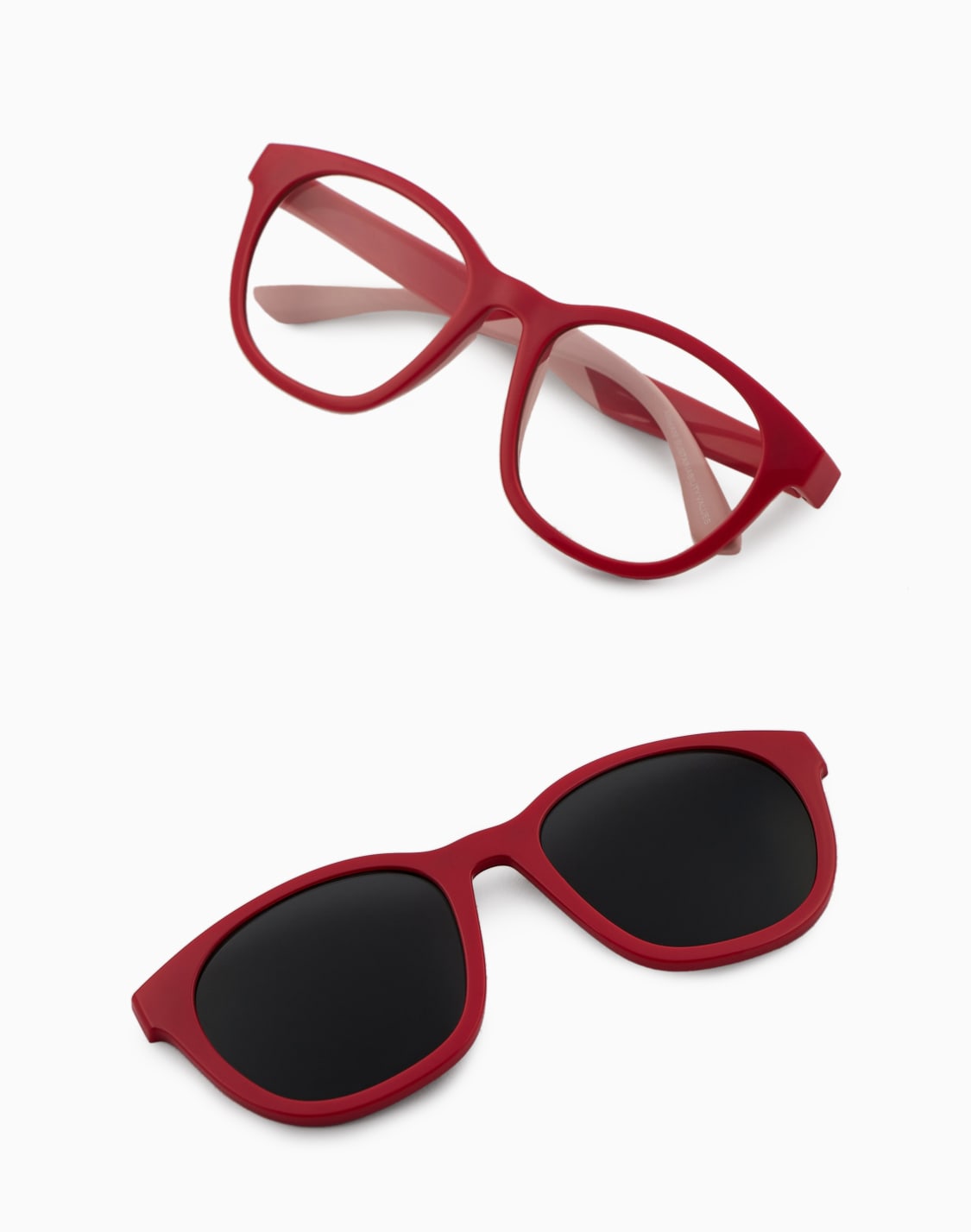 panto-shaped-junior-sunglasses-with-clip-on-lenses-red--emporio-armani