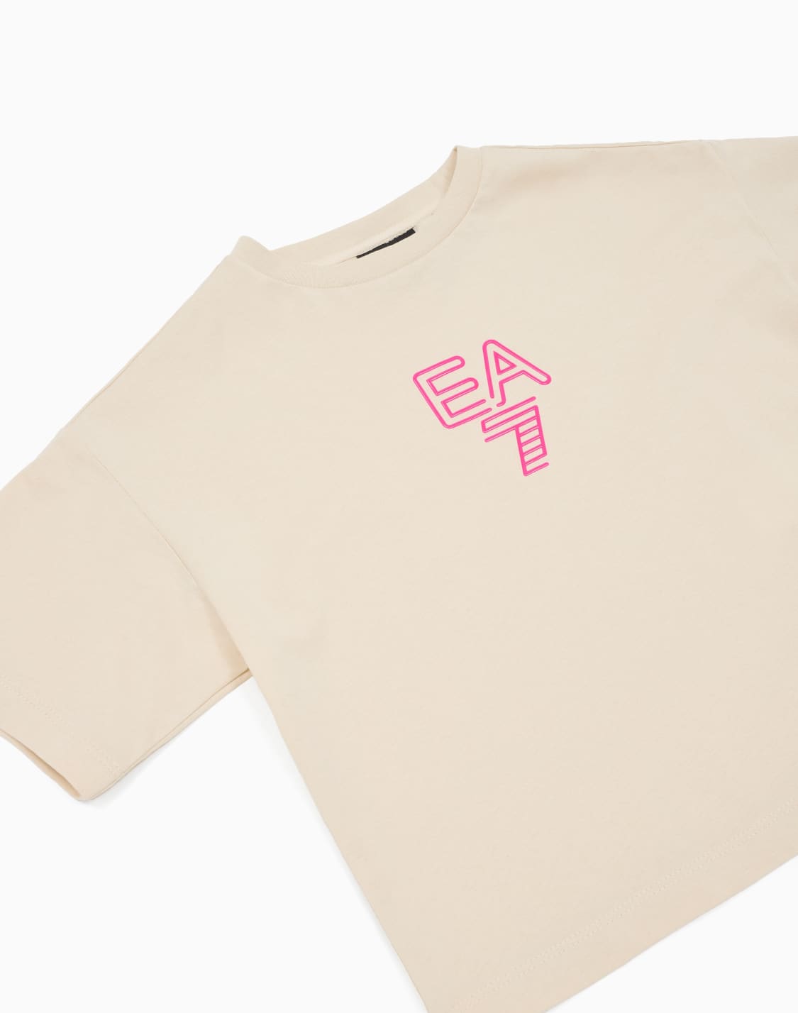 visibility-girl-cotton-crew-neck-t-shirt-beige--ea7
