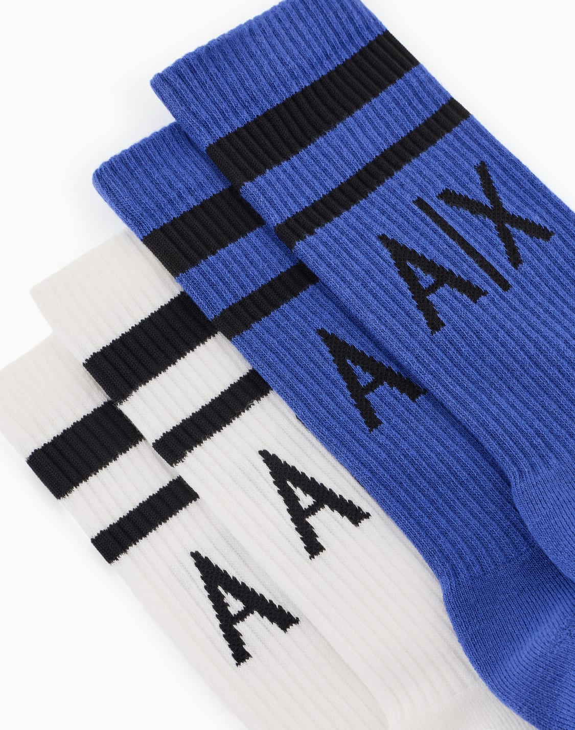 pack-of-2-pairs-of-socks-with-logo-blue--armani-exchange