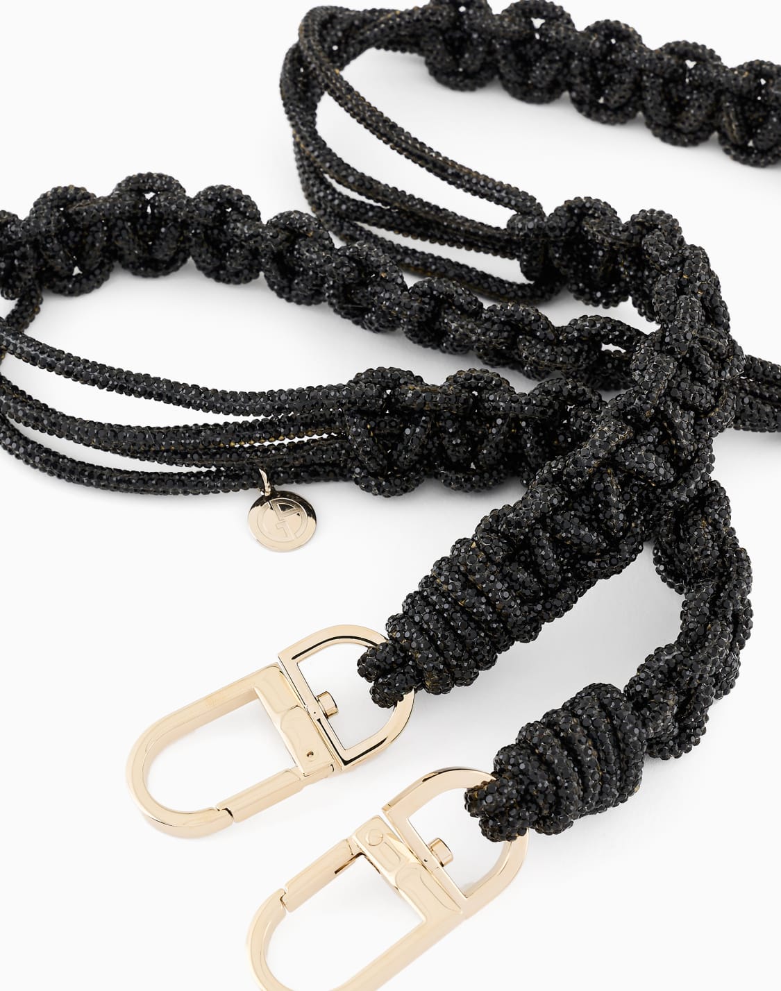 long-rhinestone-strap-with-a-woven-motif-black--giorgio-armani