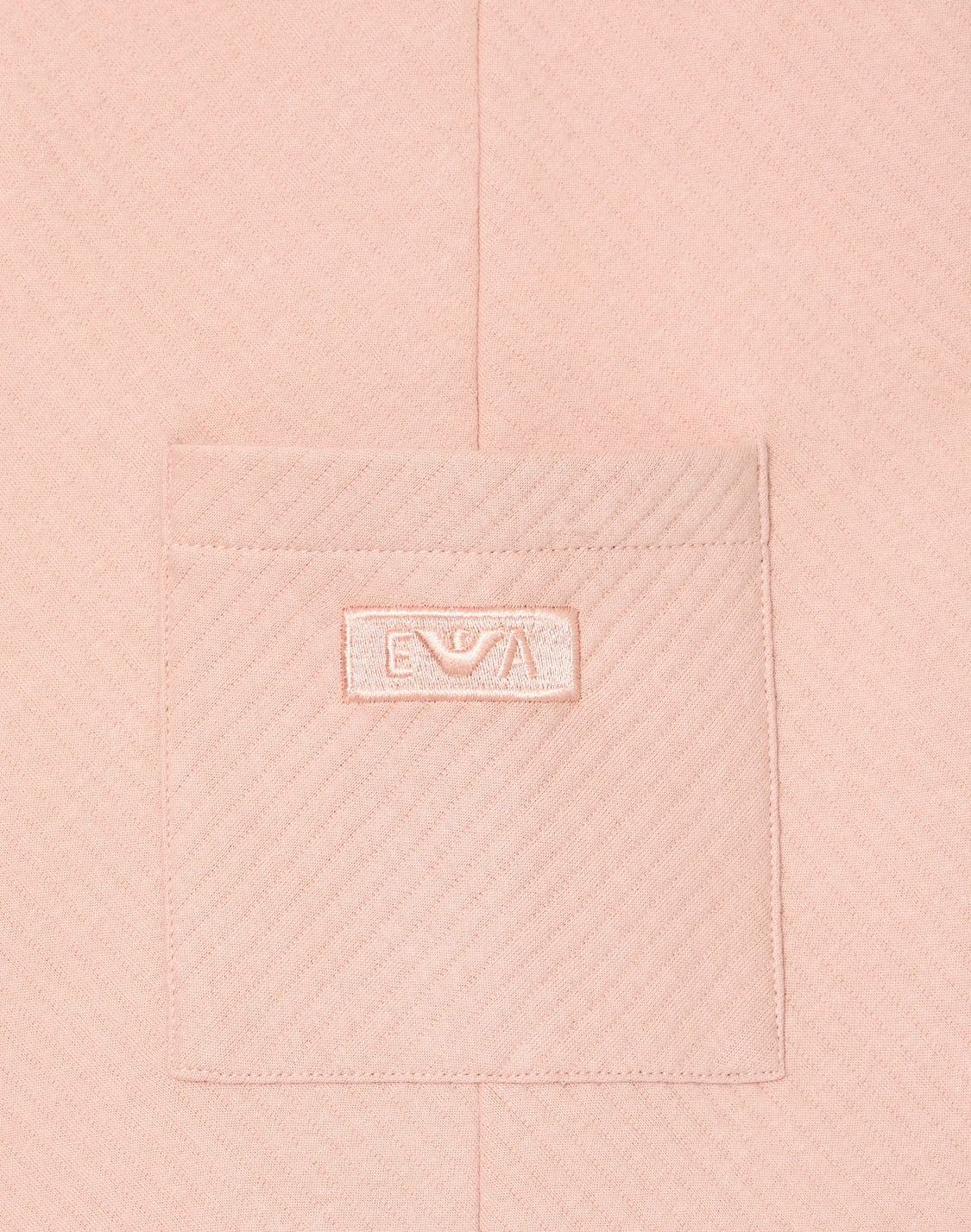 pantaloni-a-vita-alta-in-jersey-matelass-rosa--emporio-armani