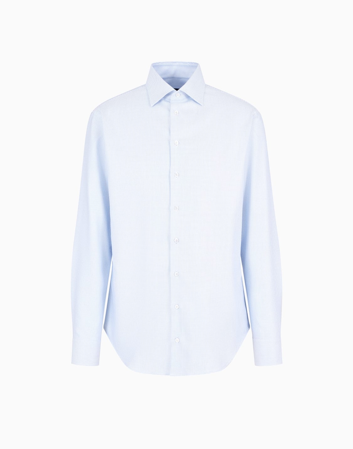 regular-fit-shirt-made-from-micro-woven-cotton-patterned--giorgio-armani