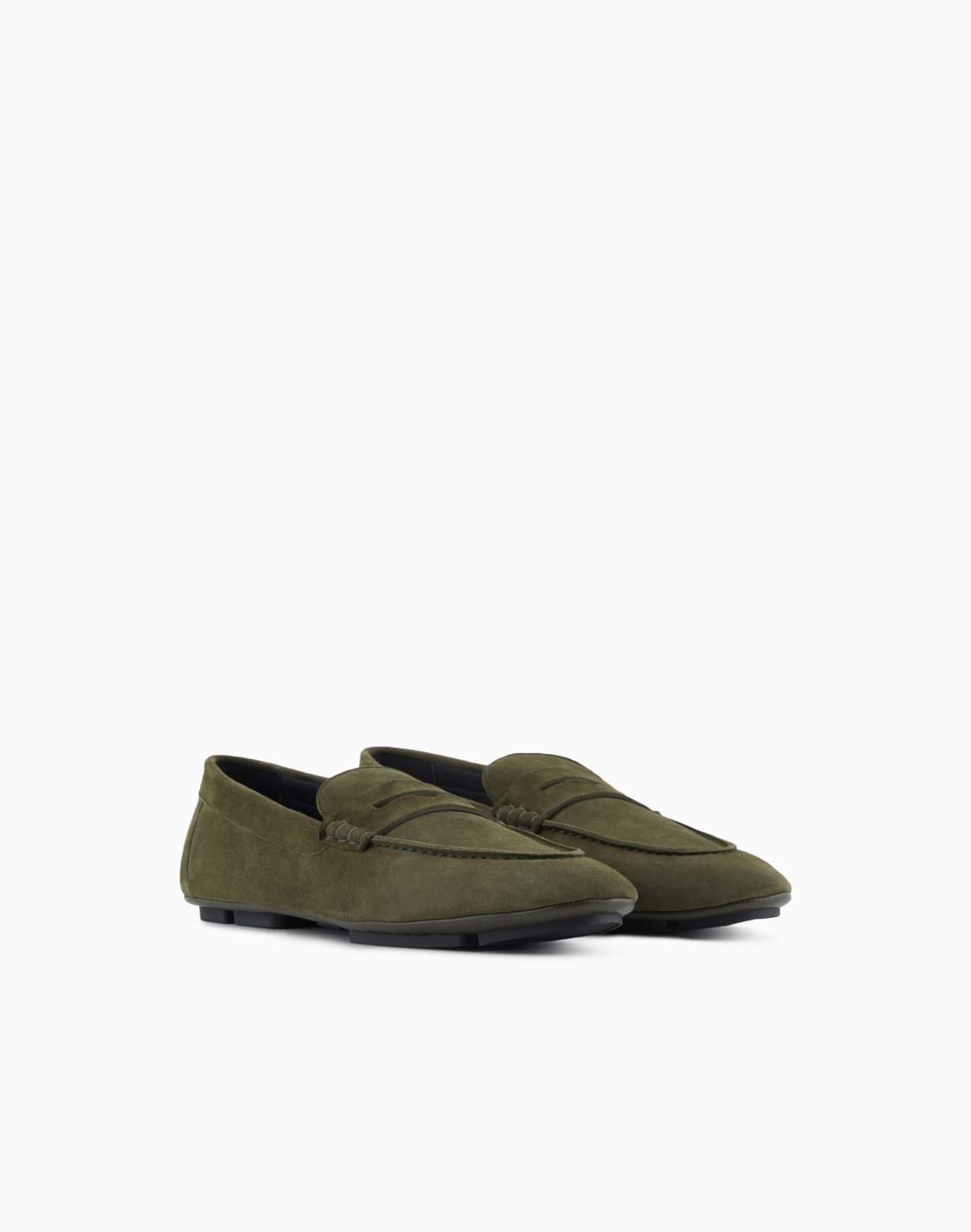 mocasines-de-ante-verde--giorgio-armani