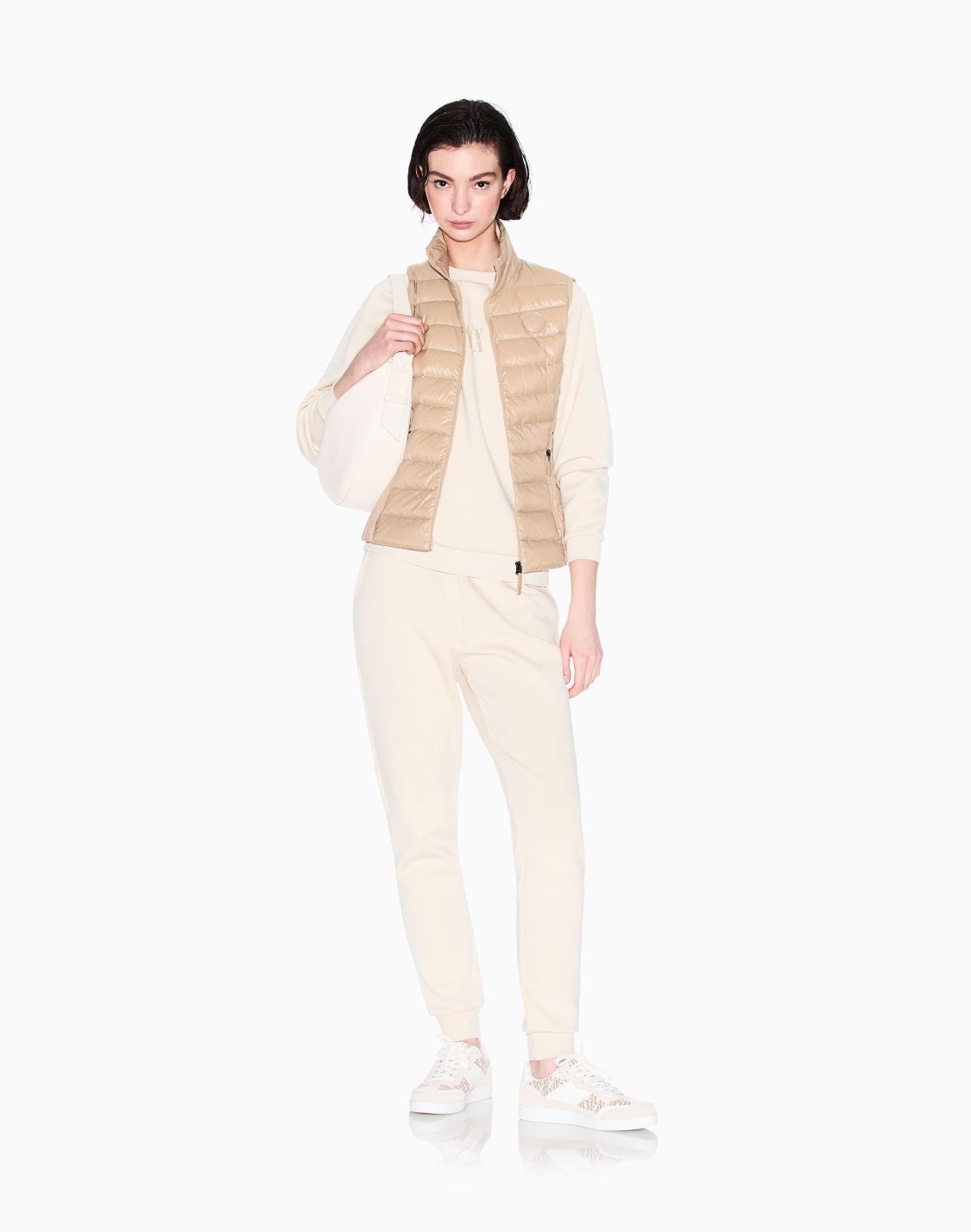 glitter-logo-crewneck-sweatshirt-beige--armani-exchange