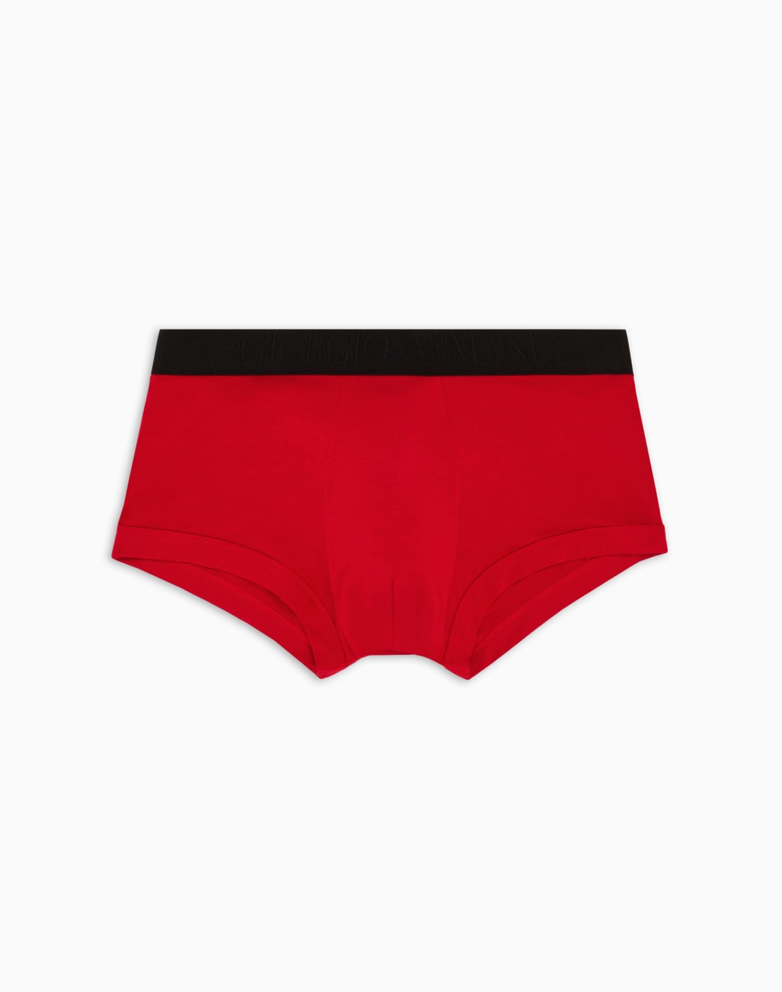 ボクサ-ストレッチジャジ素材-ロゴバンド-レッド--giorgio-armani