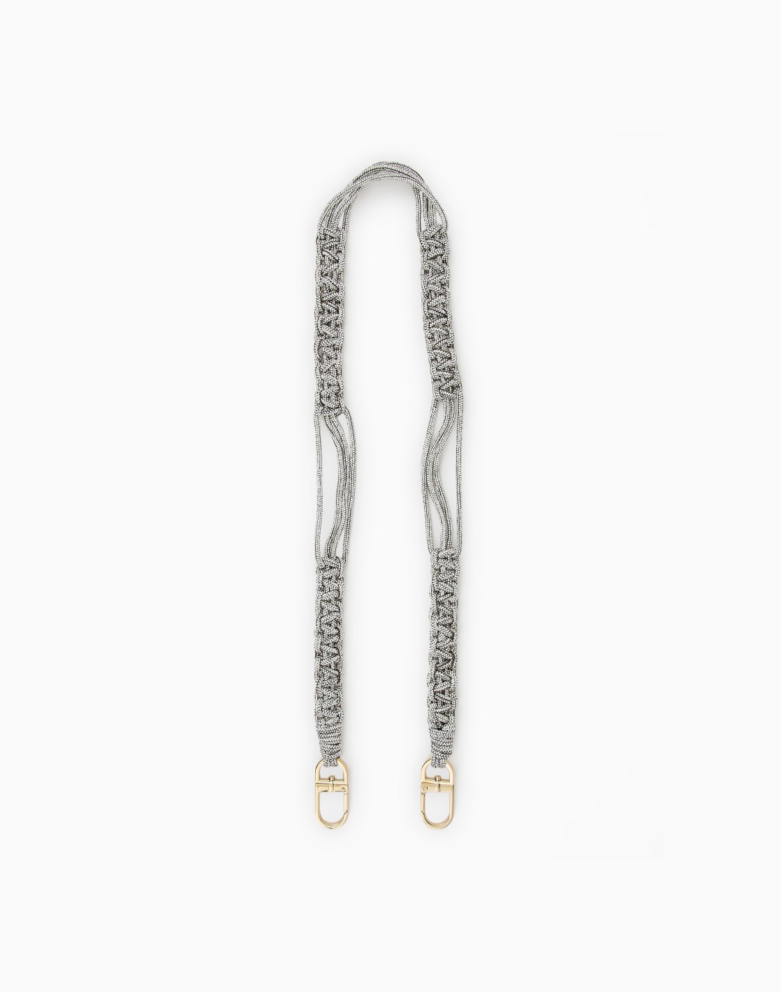 long-rhinestone-strap-with-a-woven-motif-plateado--giorgio-armani