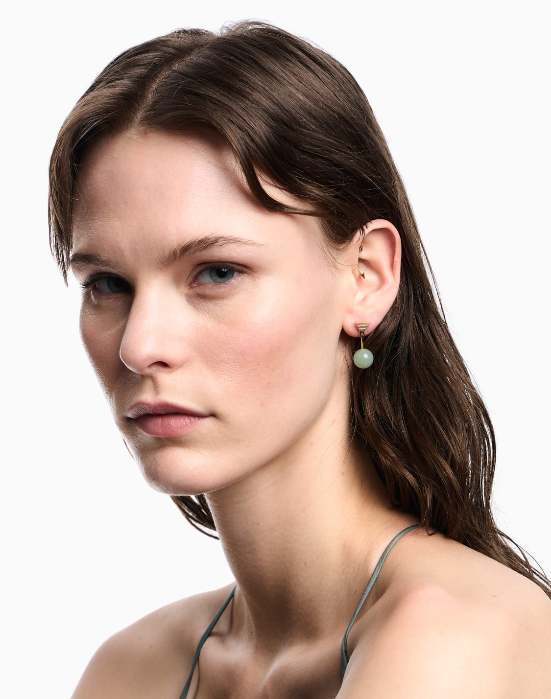 emporio-armani-green-aventurine-jacket-earrings-multicoloured--emporio-armani