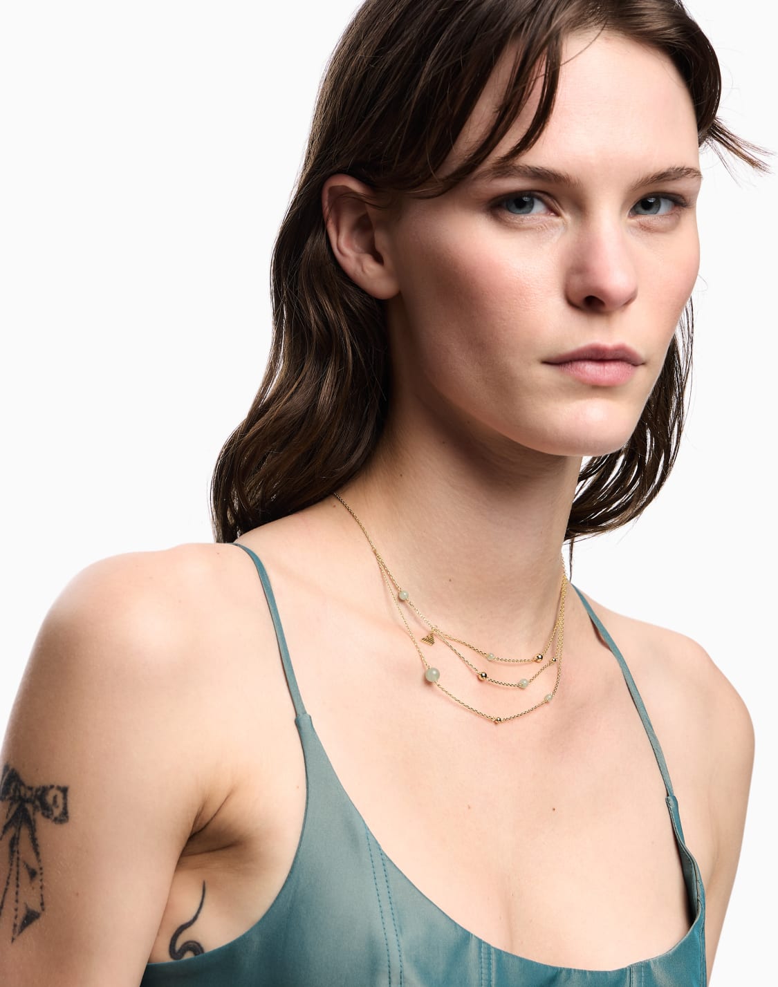 mehrlagige-kette-in-gold-mit-grnem-aventurin-mehrfarbig--emporio-armani