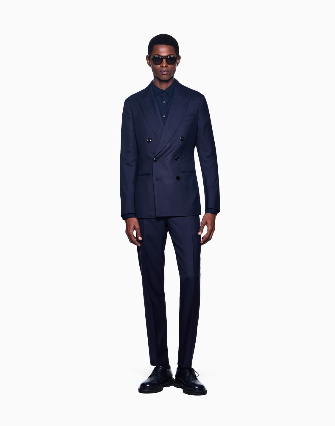 chemise-coupe-classique-en-coton-seersucker-bleu--giorgio-armani