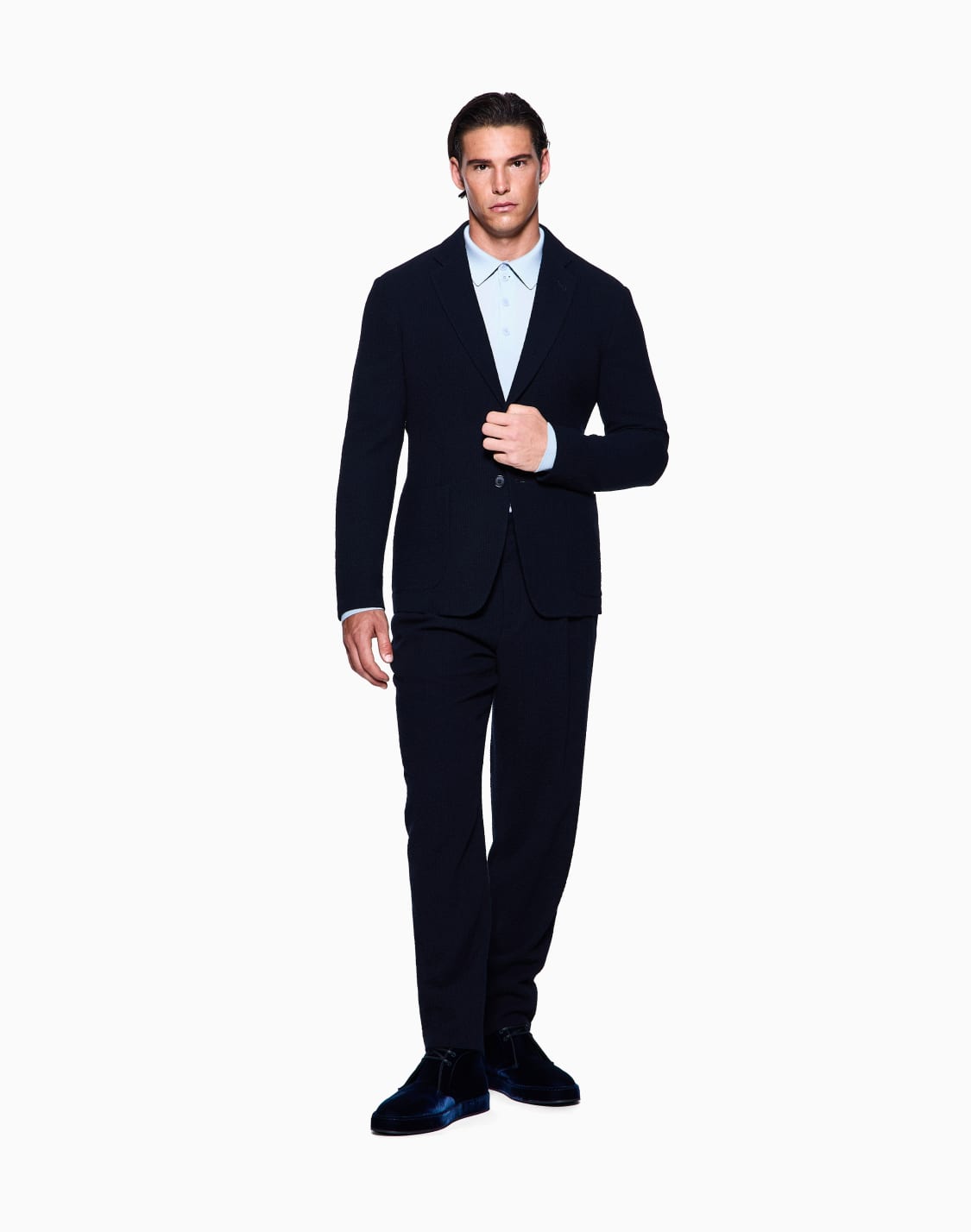 seersucker-hose-mit-einer-bundfalte-gefertigt-aus-schurwolle-blau--giorgio-armani